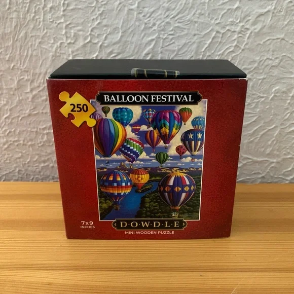 Dowdle Mini 250 pieces Wooden Puzzle - Balloon Festival - Picture 2 of 6